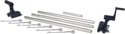 Intex Schwimmbadrahmen-Set Ultra Quadra, 549 x 274 x 132 cm, XTR 26356 & 28051 Solar-Rolle