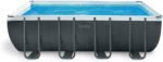 Intex Schwimmbadrahmen-Set Ultra Quadra, 549 x 274 x 132 cm, XTR 26356 & 28051 Solar-Rolle