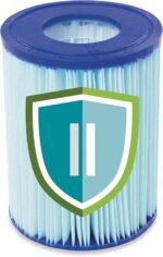 Bestway Power Steel Ovaler Stahlrahmenpool-Set mit Filterpumpe, 7250 L, grau, 424 x 250 x 100 cm