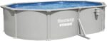 Bestway Hydrium 500 x 366 x 122 cm Ovaler Aufstellpool mit Stahlwand