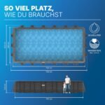 Bestway APX365 Winterfestes Frame Pool Set, 732 x 366 x 132 cm, Sandfilteranlage, 30.045 Liter, Dunkle Marmor-Optik, Ganzjahresschutz, Werkzeugloser Aufbau, Sicherheitsleiter, Abdeckplane