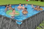 Bestway Pool-Set, rechteckig, 24 ft x 12 ft x 52 Zoll oder 7,32 m x 3,66 m x 1,32 m