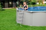 Bestway Hydrium 500 x 366 x 122 cm Ovaler Aufstellpool mit Stahlwand