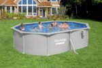 Bestway Hydrium 500 x 366 x 122 cm Ovaler Aufstellpool mit Stahlwand